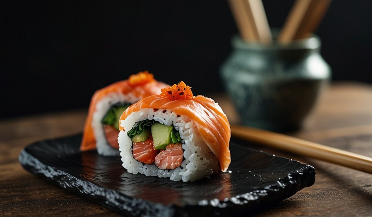 Salmon Wrapped Sushi Order NYT